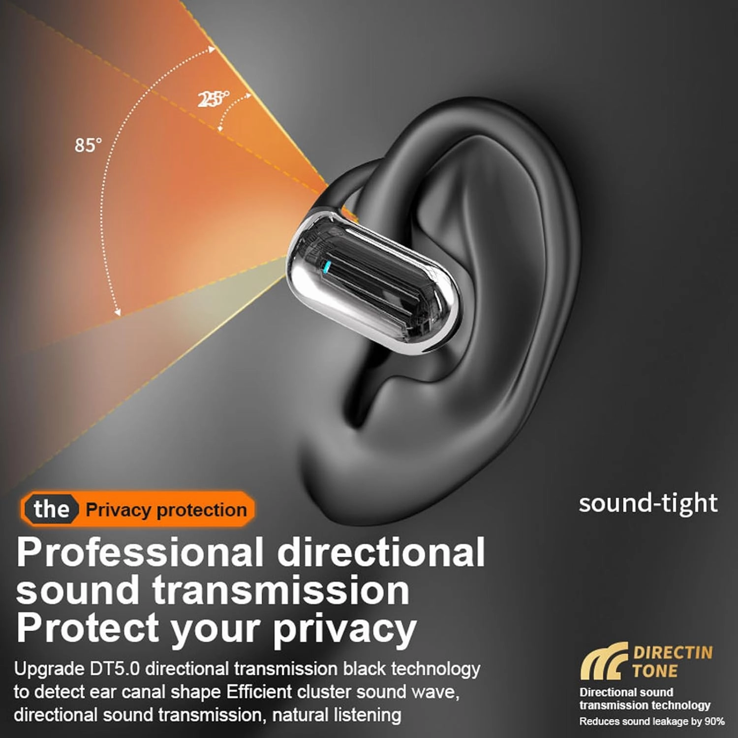 Q16S Purple Wireless Open Ear Bone Conduction Headphones Bluetooth 5.4, IPX5 Waterproof, 20 Hrs Battery Life