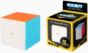QY 9x9 Stickerless Bright Magic Cube 9x9x9 Speed Cube Puzzle Game Toys