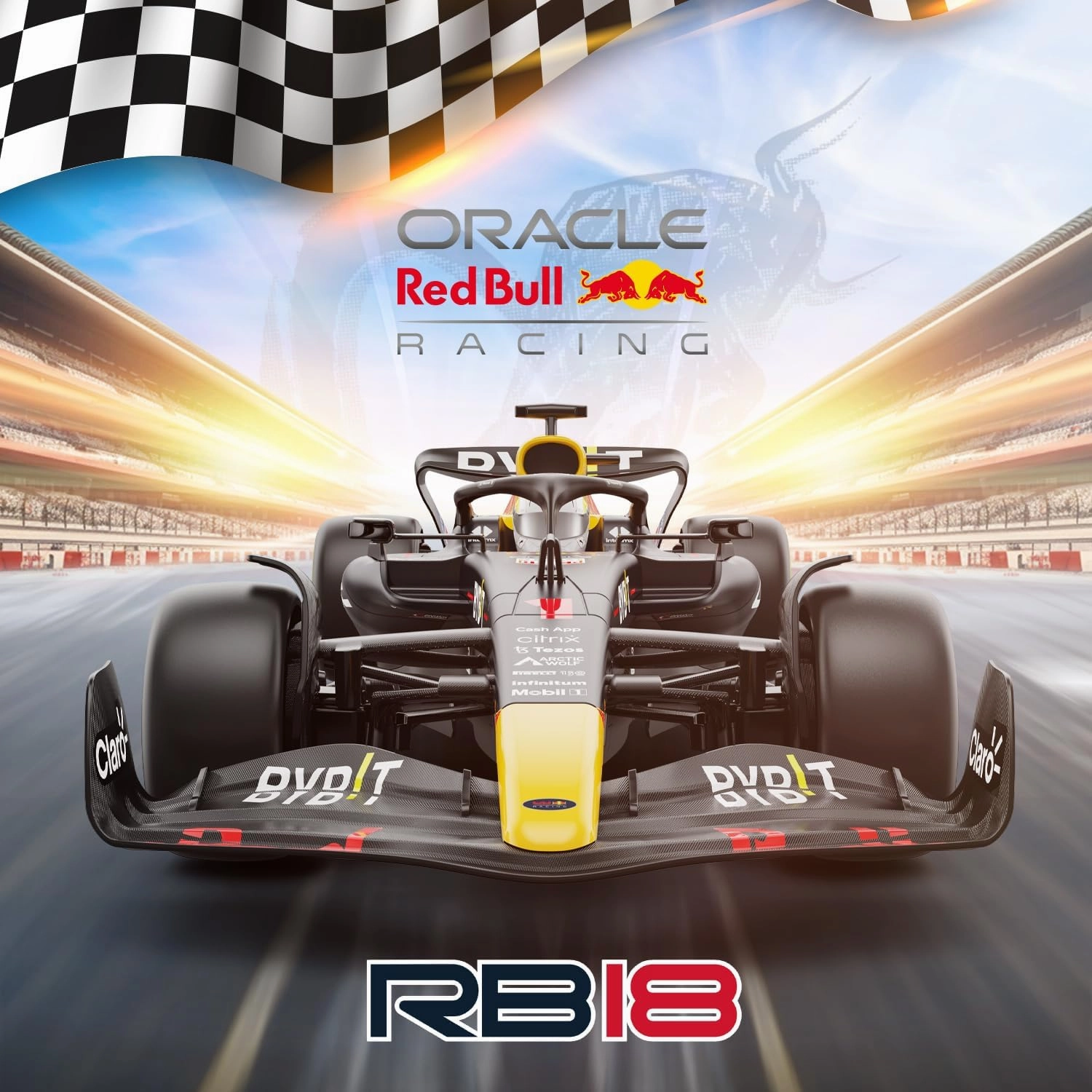RASTAR 1/12 F1 Red Bull Car, Oracle Red Bull Racing F1 RB18 Remote Control Car Model, New 2022 Red Bull Racing Formula 1 Max Verstappen, 2.4G