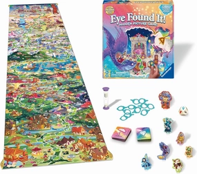 Ravensburger Fantasy Eye Found It! Board Game - Engaging Family Fun | Colorful Dinosaur Scenery | Skill-Building Game | FSC-Certified Materials