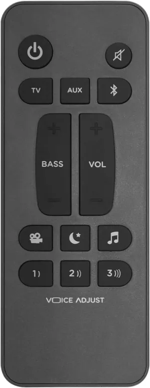 RE6214-1 Universal Soundbar Remote Control Replacement for Polk Audio Signa S1, Signa S2 (AM6214-A), Signa S3, Signa S4 TV Sound Bar