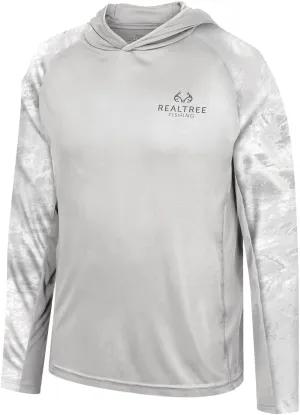 Realtree Men's Fishing Camo Sun Protection UV UPF 50  Long Sleeve Shirts and Hoodies Running Hiking Quick Dry