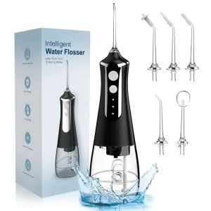 Rechargeable Dental Water Flosser with Nozzles