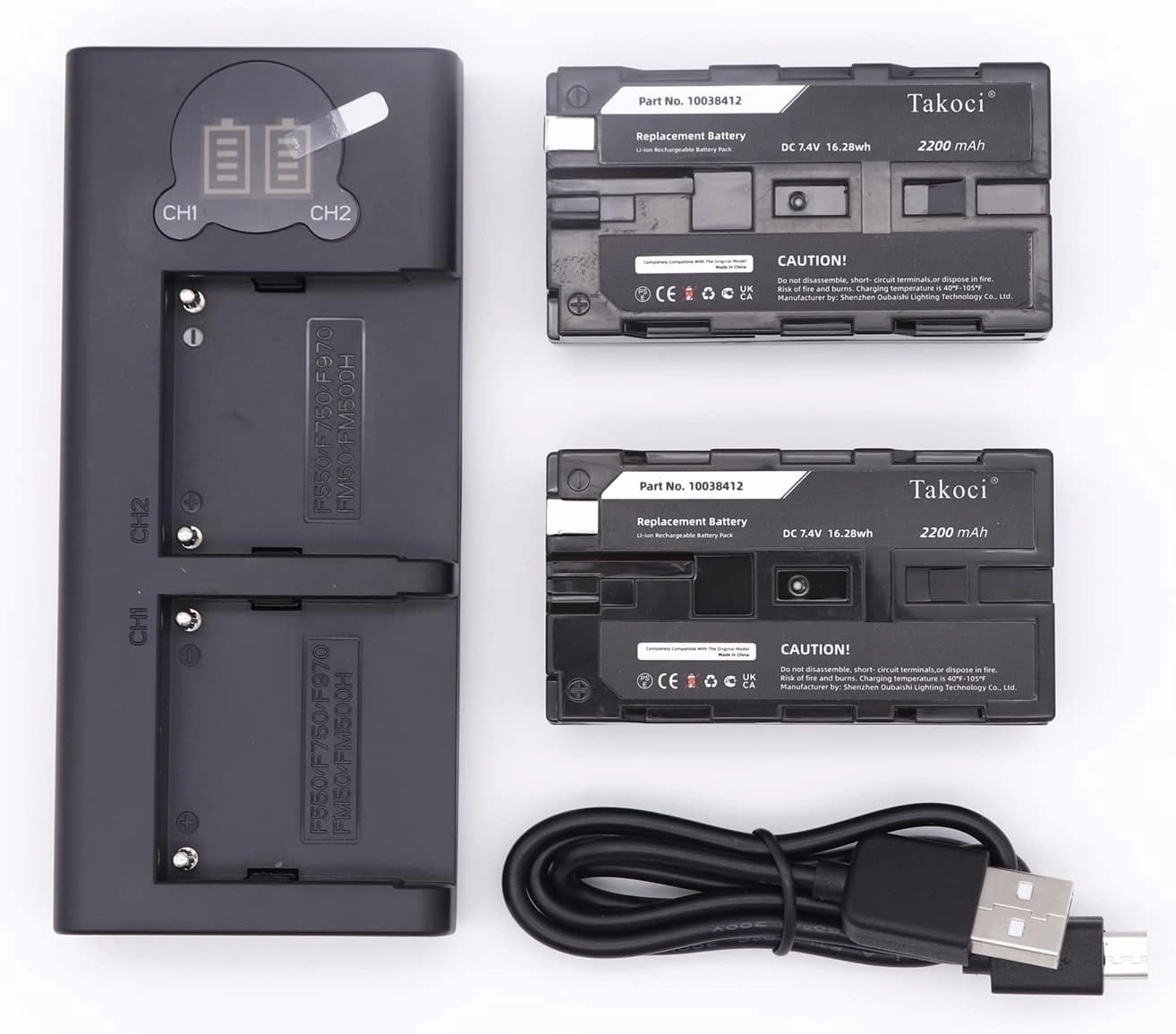 Rechargeable Battery Pack MSA 10038412 with 2 batteries compatible battery with LED charger Lithium ion rechargeable battery Compatible with MSA Evolution 5000/5200/DALI YRH300