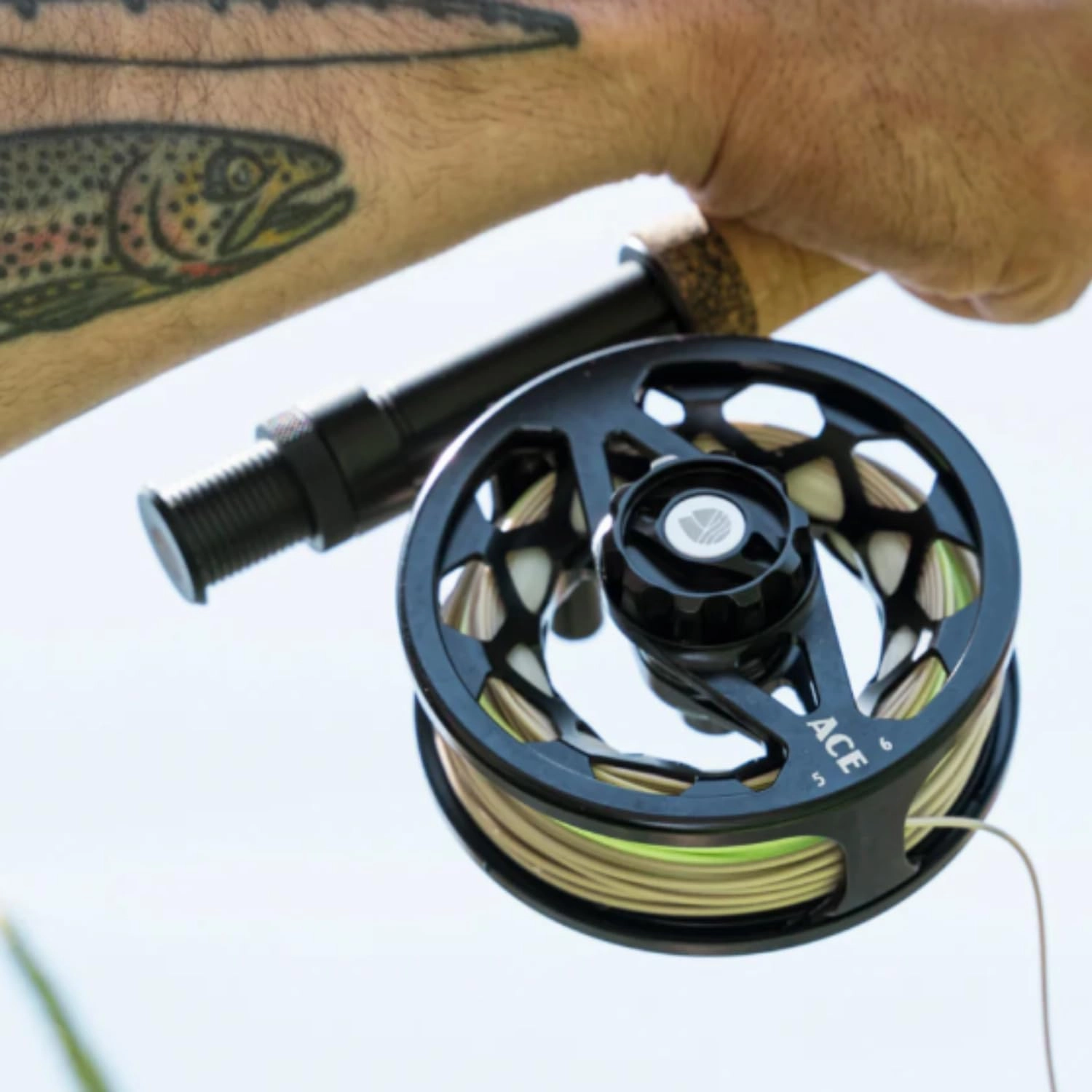 Redington Ace Fly Fishing Reel - All Around Aluminum Fly Reels 9/10 Weight - Nylon Case Included