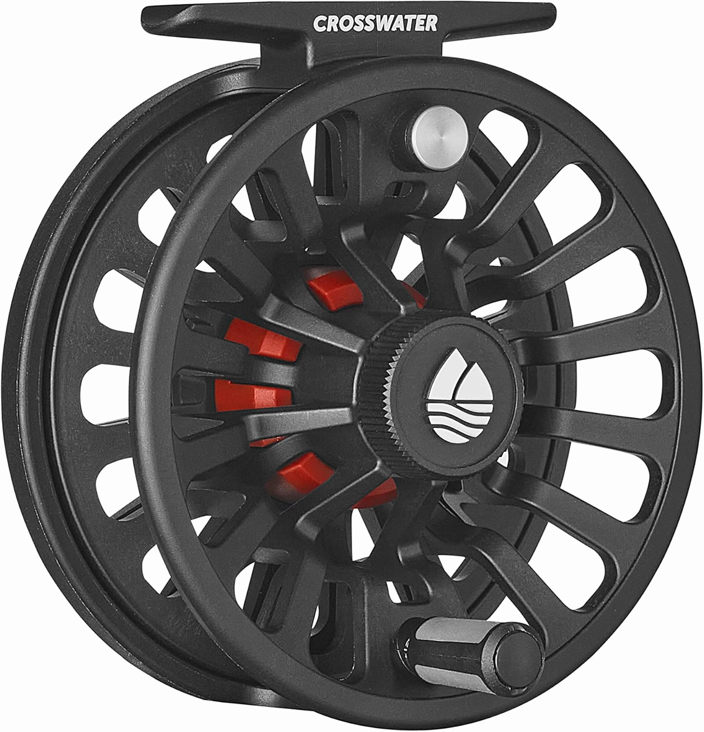Redington Crosswater IV Fly Reel, Durable Fly Fishing Reel, Black, 4/5/6