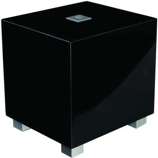 REL Acoustics Tzero MKIII Powered Subwoofer – 6.5-Inch Down-Firing Driver with Class D Amplifier, RCA Inputs, Compact Design for Home Theater, Stereo Systems, and Surround Sound – High Gloss Black