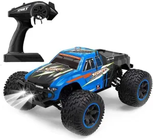 Remote Control Car for Boys,1:10 Scale Fast RC Cars All Terrain,High Speed 55km/h Rock Crawler RC Truck 4x4 Off Road Vehicle 2.4 GHz Control Birthday Xmas Gift for Kids Adults