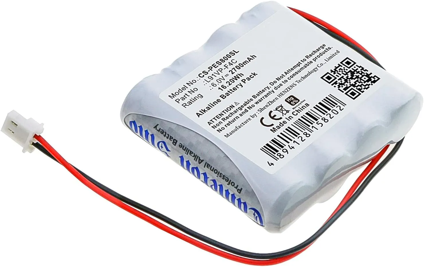 Replacement Battery For Purell ES8 Hand Sanitizer Dispenser L91VP-F4C For GP GPRHORW01018