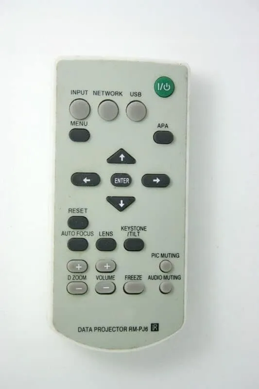Replacement Remote Control Replace for TV/Audio/Projector for Sony VPL-CS4 VPL-SC60 VPL-DX10 VPL-HS20 VPI-EX7 VPL-PX21 Projector