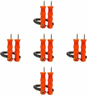 Retractable Ice Safety Pick for Ice Fishing Ice Ice Safety Spikes Fishing Safety Kits Ice Fishing Safety Gears Ice Breaking Accessories