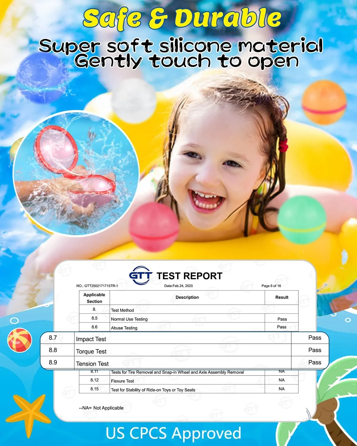 Reusable Water Balloons, Magnetic Self Sealing Quick Fill Water Balloons with Mesh Bag, Silicone Water Bomb For Kids, Summer Toys Swimming Pool Party Supplies Bath Toy Outdoor (16 Pack)