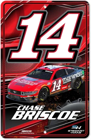 Rico Industries NASCAR Racing 11" x 17" Metal Home Décor Sign