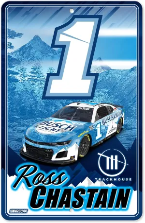 Rico Industries NASCAR Racing 11" x 17" Metal Home Décor Sign