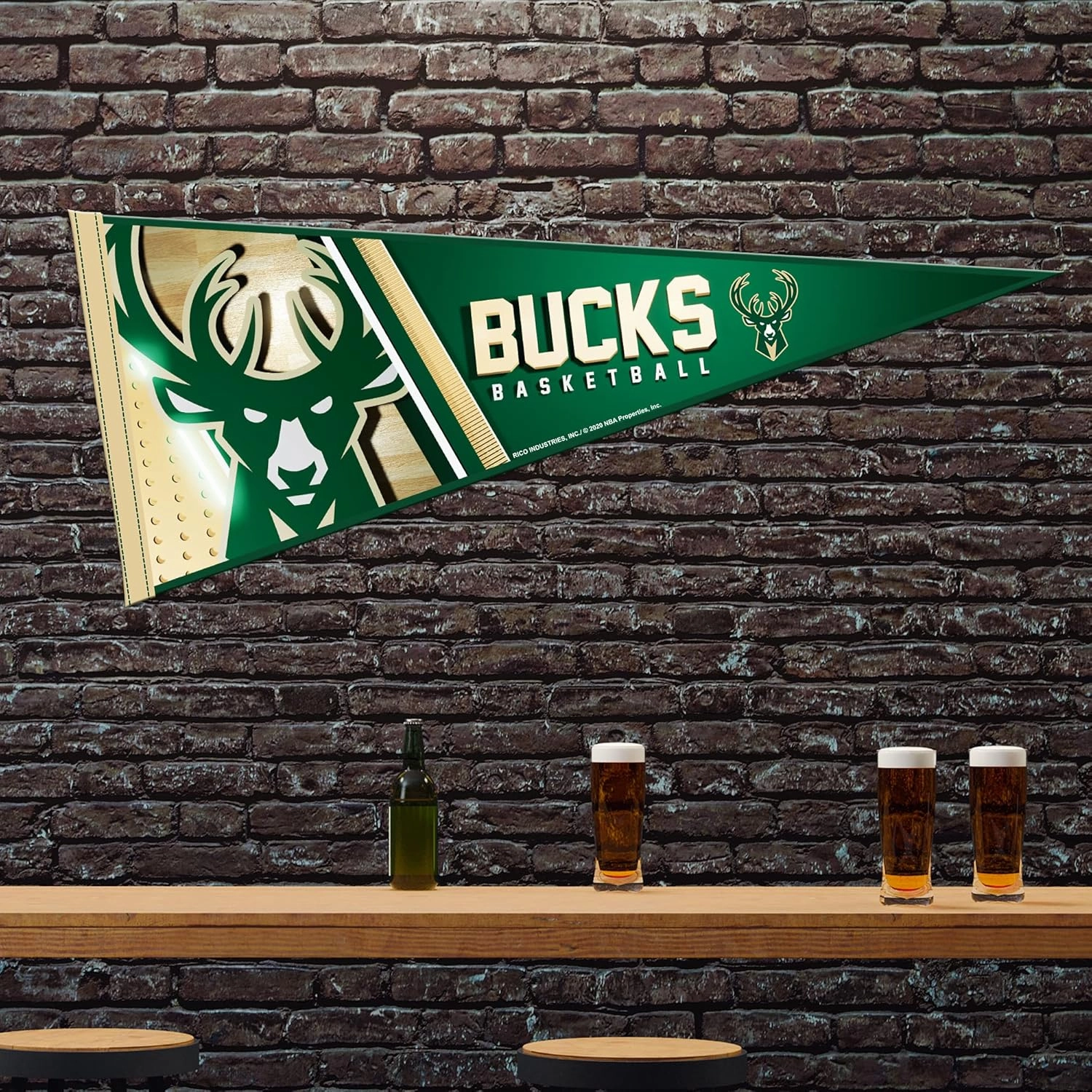 Rico Industries NCAA Classic 12" x 30" Felt Wall Décor Pennant - Great for Home/Bed Room/Man Cave Décor