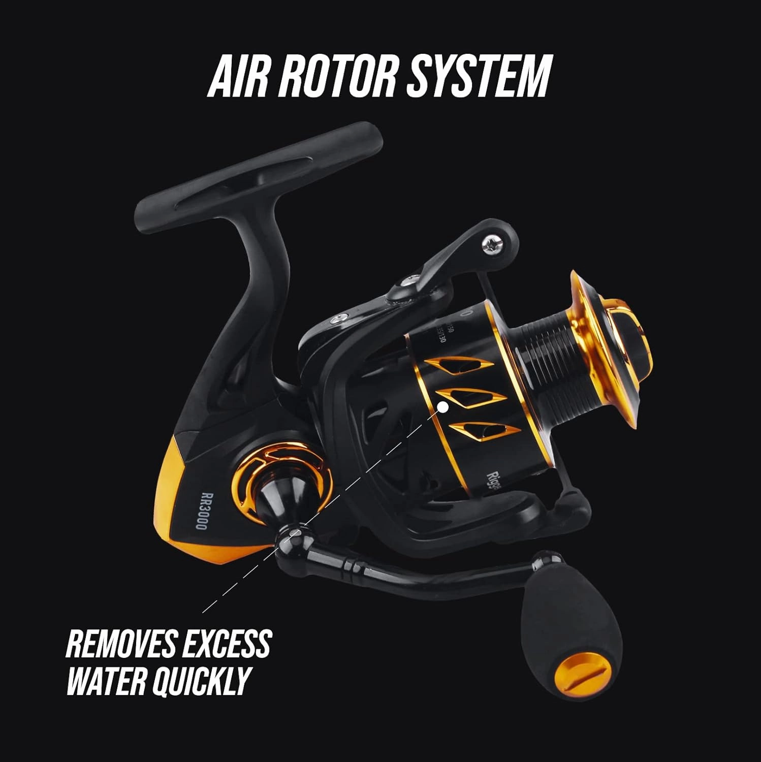 Rigged and Ready RR Spin Fishing reels 1000, 3000, 6000. Freshwater Saltwater Smooth Strong Durable Salt Protected. 4 1 Bearing. Spare Spool   Bag. Carp bass coarse Spin sea LRF Angling