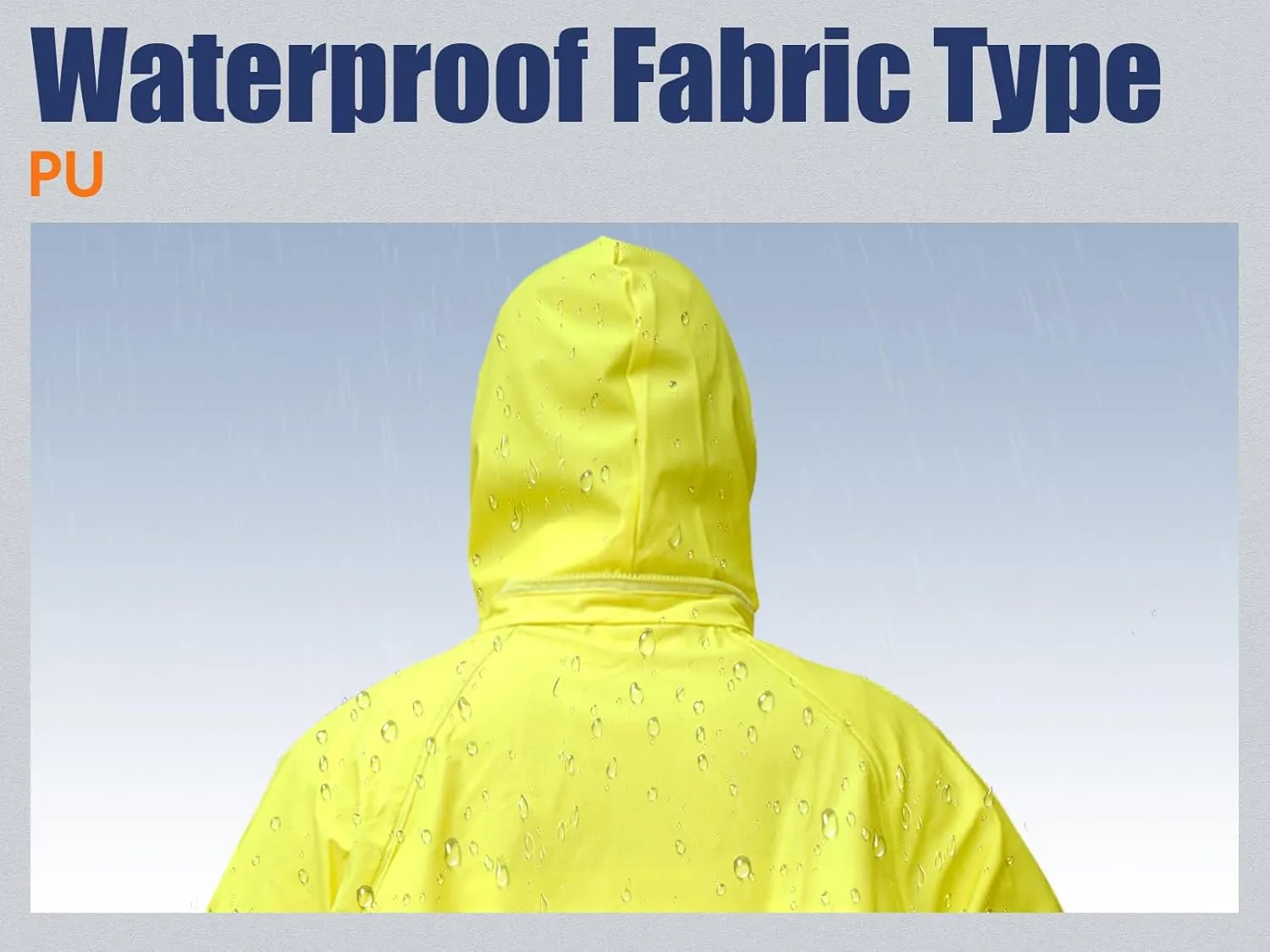 Rizzon Waterproof Rain Suits for Men & Women, Hi-Vis Rain Jacket & Bib Overalls, Heavy Duty Rain Gear Outdoor Activities.