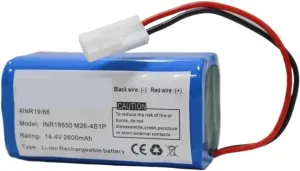 Robot Vacuum Cleaner Part 14.4V 3500mAh/3200mAh Li-ion Battery，Compatible for Aleaivy，Compatible for PUPPYOO，R30 R35, R30 Pro, Compatible for ISweep，X3(2600mAh)