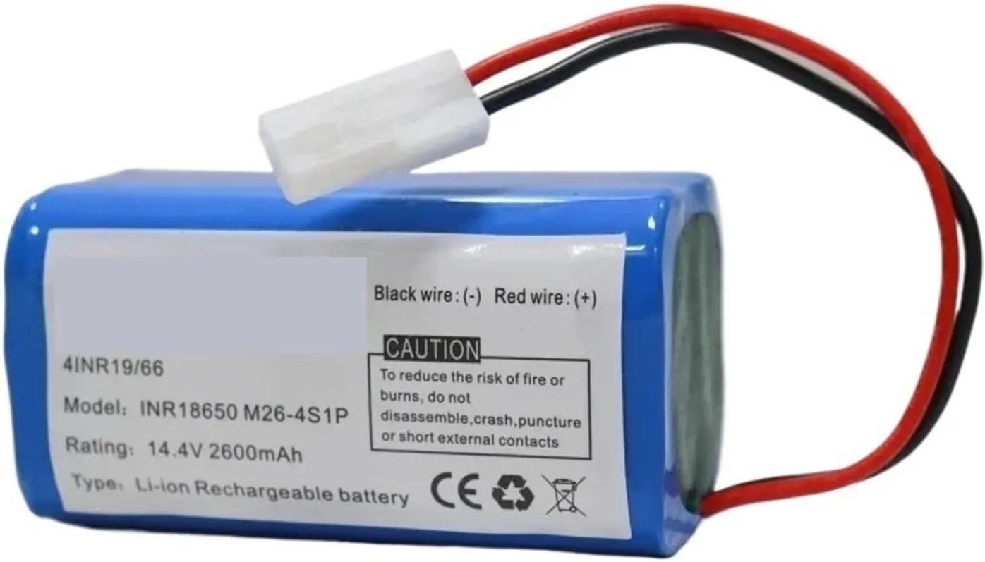 Robot Vacuum Cleaner Part 14.4V 3500mAh/3200mAh Li-ion Battery，Compatible for Aleaivy，Compatible for PUPPYOO，R30 R35, R30 Pro, Compatible for ISweep，X3(2600mAh)