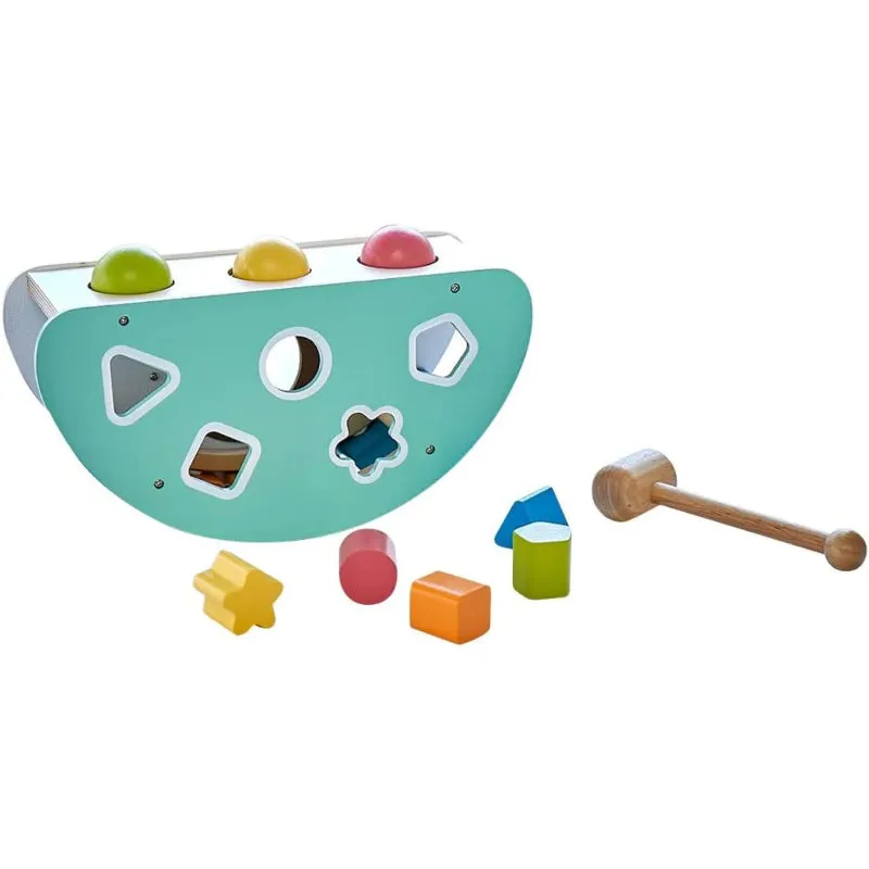 Rock & Learn Activity Bench - Shape Sorter, Drum & Xylophone Toy (1-4 Years)