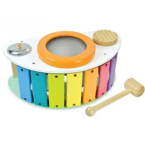 Rock & Learn Activity Bench - Shape Sorter, Drum & Xylophone Toy (1-4 Years)