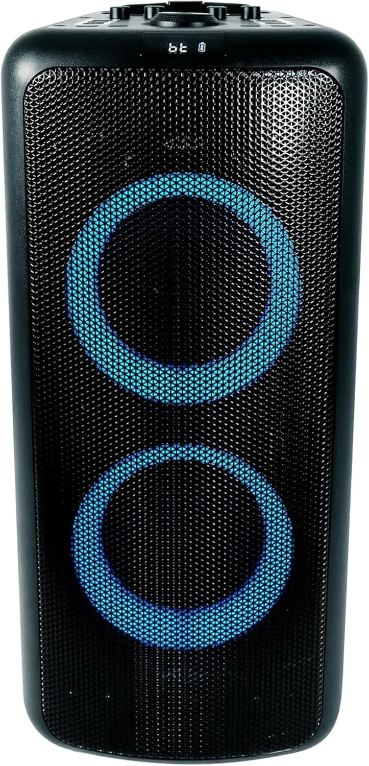 Rockville Elite Party 65 500W Bluetooth Speaker 8-Ohm, Karaoke Effects, LED Lights, Long Battery Life, Perfect for Parties and Events