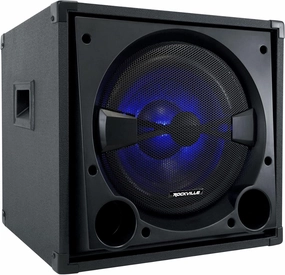 Rockville BASS Blaster 12 12" 800w Powered Home Audio Subwoofer Theater Sub