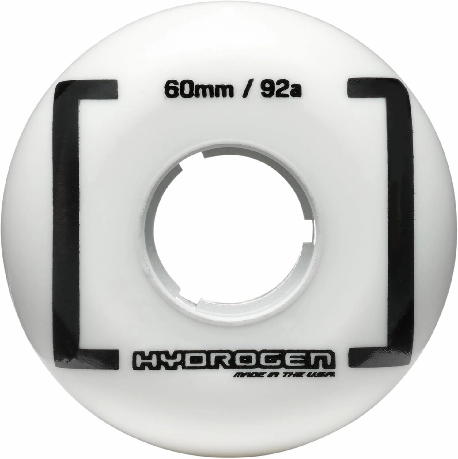 Rollerblade Hydrogen Blank 60/92A (4PCS), Wheels for Inline Skates, White, 60 mm/92A, Adults Unisex