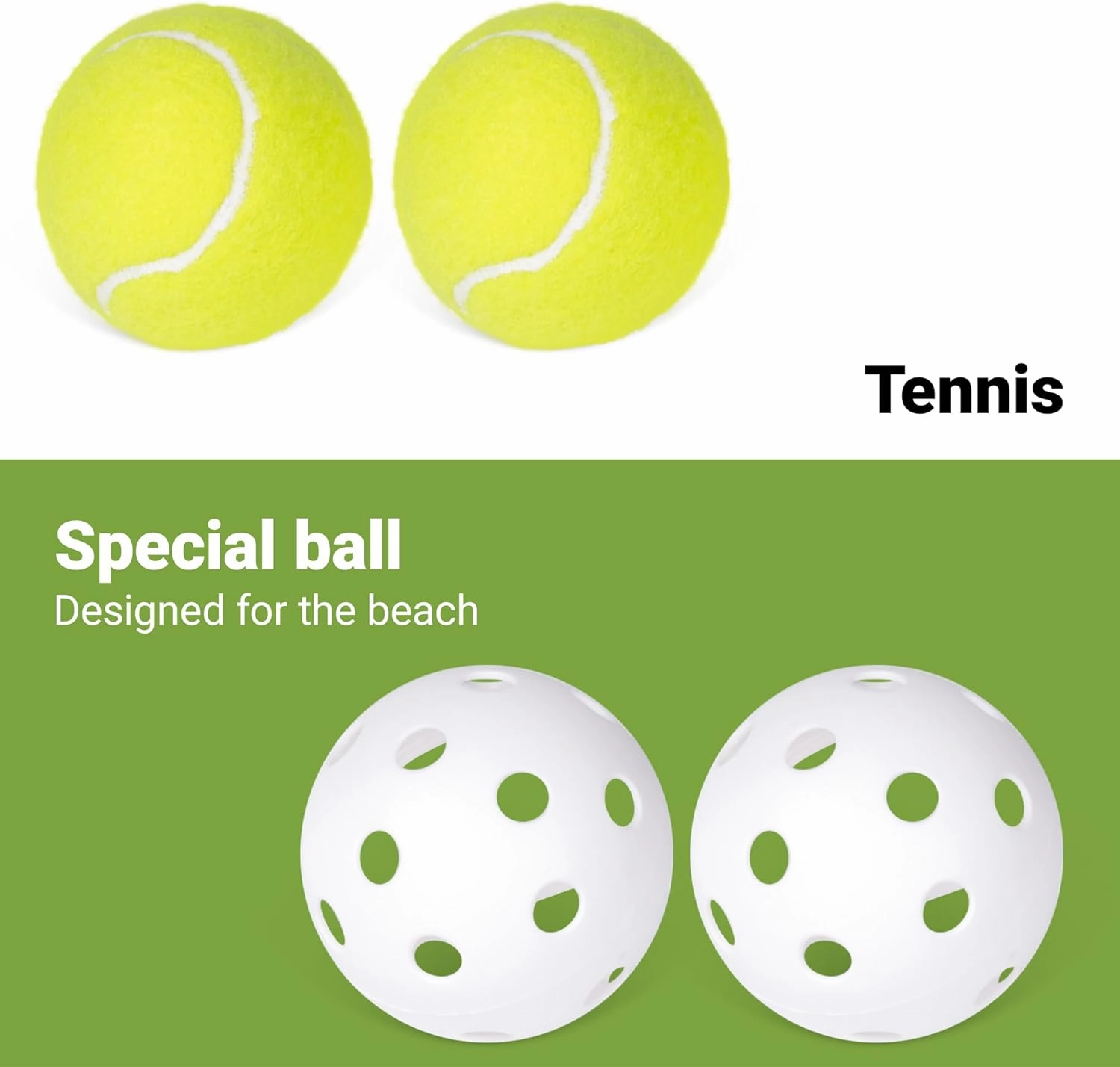 ropoda Giant Yard Pong,Yard Games with Durable Buckets and Balls - Choose Red Large, XL, or Green - Glow in The Dark, Outdoor Game with Carry Bag for The Beach,Lawn, Great Gift Choice for Families