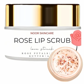 Rose Lip Scrub for Dark Lips Remover, Lip Bright, Smoky Lips Removal, Lip Exfoliator for Dark Lips, Women/Men