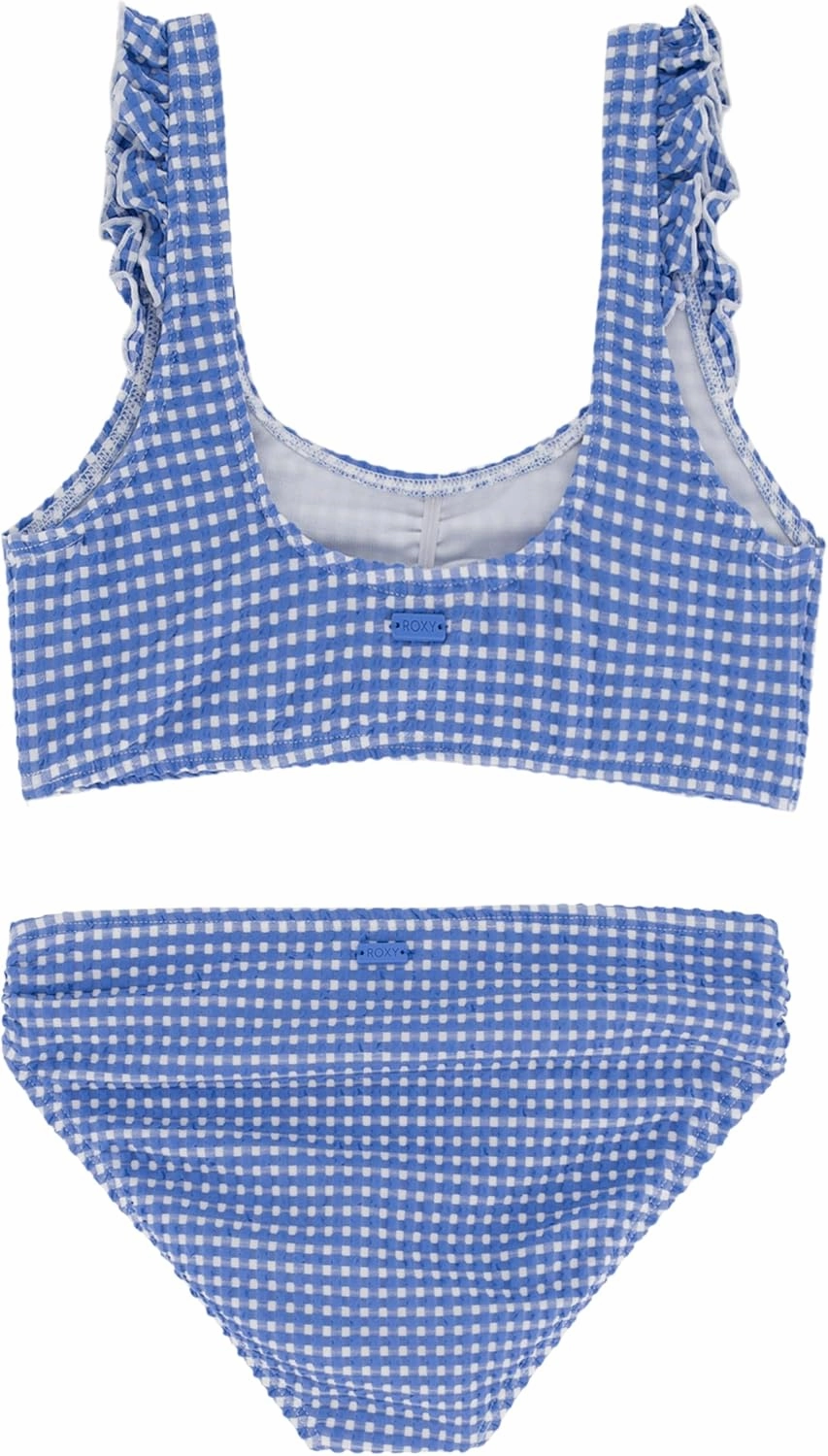 Roxy Girls' Two-Piece Bikini Swimsuit Set, UPF 50  Sun Protection, Quick-Dry Bathing Suit