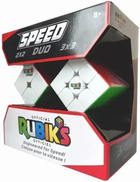 Rubik's Cube, 3x3 Magnetic Speed Cube & 2x2 Magnetic Speed Cube 2-Pack, Problem-Solving Challenging Brain Teaser Fidget Toy for Ages 8 