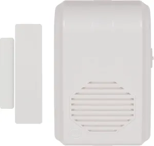 Safety Technology International, Inc. STI-3360 Wireless Entry Alert Chime with Receiver, Door or Window Transmitter Sensor STI-3353 Receiver Sold Separately,White