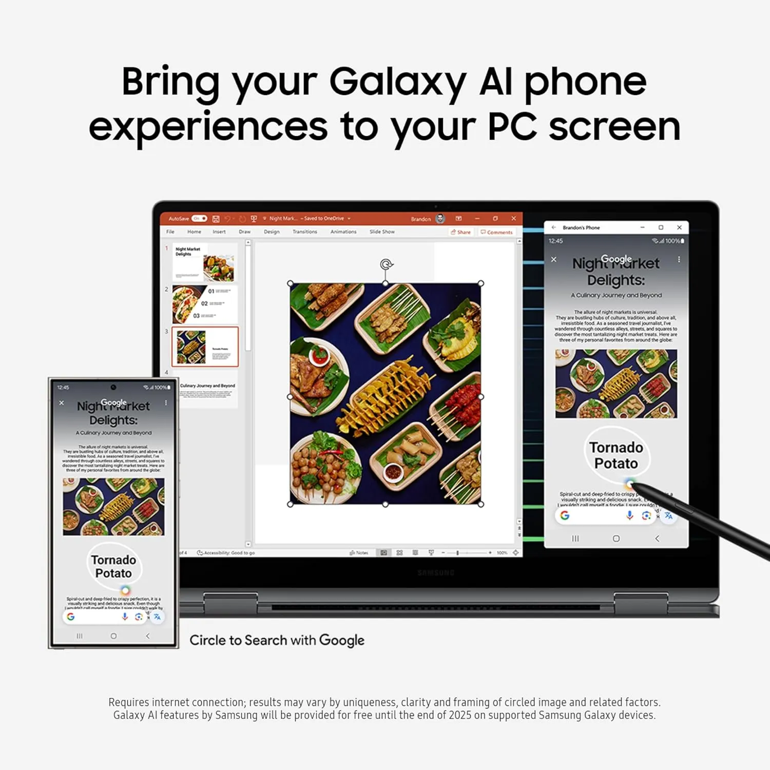 SAMSUNG 16” Galaxy Book5 Pro 360 Copilot  PC, AI Laptop Computer, Intel Core 7 Ultra Processor, 3K AMOLED (2880 x 1800) Touchscreen, 120HZ Refresh Rate, Dolby Atmos Quad Speakers, All-Day Battery Life