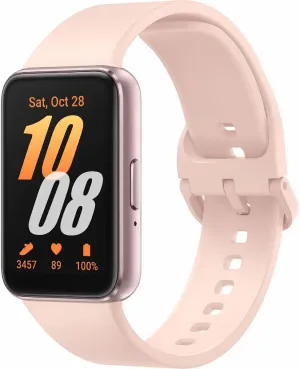 SAMSUNG Galaxy FIT 3 [2024] 1.6" AMOLED Display | 14 Days Battery Life | 100  Watchfaces | 100  Exercise Modes | International Model - (Pink)