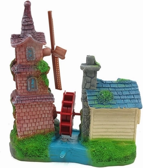 Sand Table Landscape Windmill Craft Delicate Garden Ornament for Home Decoration Windmill Decor for Outdoor and Indoor Spaces for DIY Gardening Projects