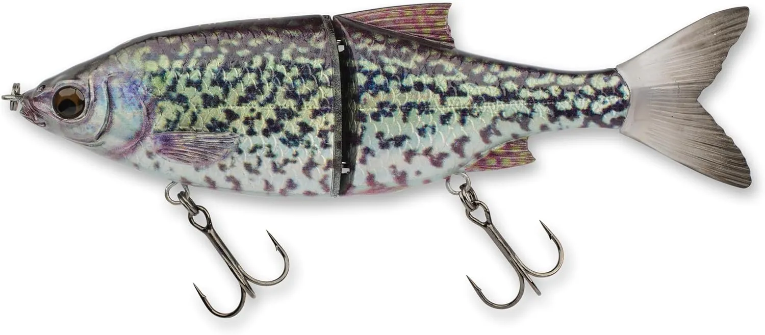 Savage Gear 3D Shine Glide Fishing Bait, 2 1/3 oz, Crappie, Realistic Contours, Colors & Movement, Durable Construction, Quality Hooks and Rings, Unmatched Swimming Motion