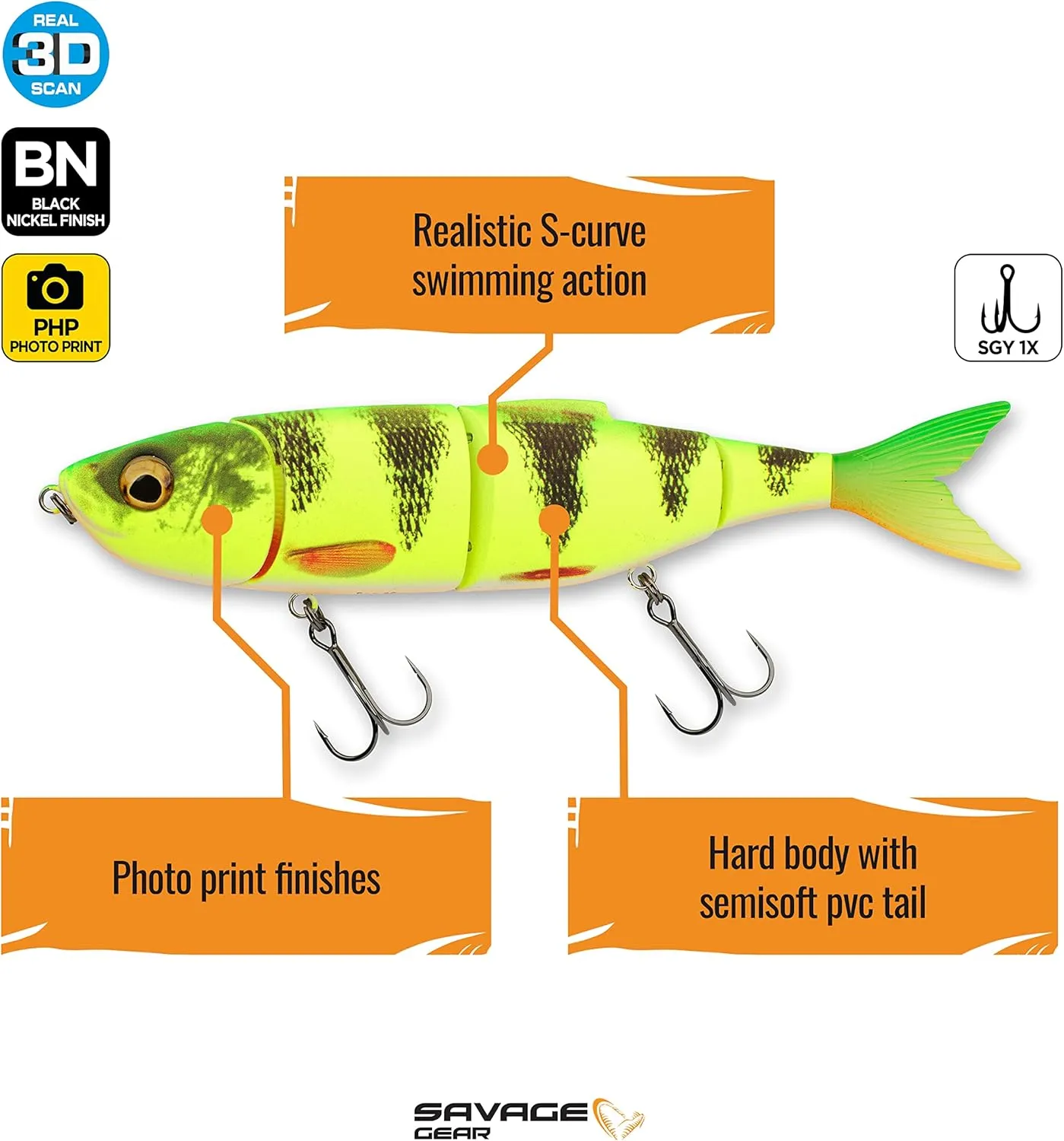 Savage Gear 4Play Pro Swimbait - Sinking Lure
