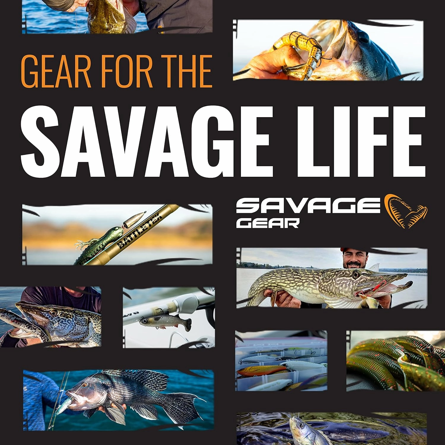 Savage Gear 3D Wake Snake Fishing Bait, Realistic Contours, Colors & Movement, Durable Construction, Versatile Rigging Options, Dual Treble Hook Configuration