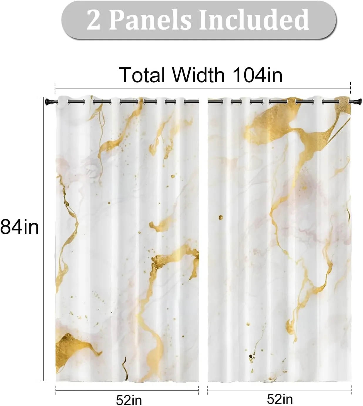 Scene Blackout Curtains 2 Panels-52 x84 Each, A Cabin in The Woods by an Alpine Lake, with Pine Trees Covered in Snow Window Curtains Grommet Drapes for Living Room Bedroom