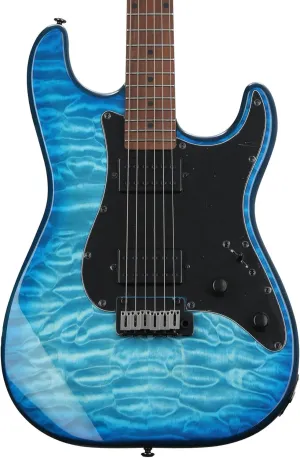 Schecter Traditional Pro Electric Guitar - Satin Trans Blue Burst