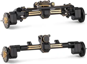 SCX24 Brass Axle, Heavy Brass Weights Portal Axle for Axial 1/24 RC Crawler Portal Axial SCX24 90081 C10 Jeep Gladiator Ford Bronco