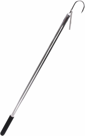 Sea StrikerSilver Anodized Aluminum Gaff 4" Stainless Hook