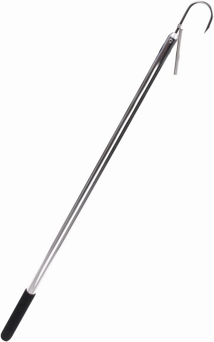 Sea StrikerSilver Anodized Aluminum Gaff 4" Stainless Hook