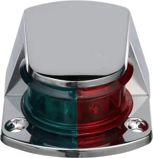 SEACHOICE LED Bow Light, Marine Navigation, Chrome Bi-Color, 1-Mile Visibility for Sail or Powerboats Under 39 Feet