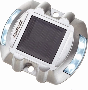 Seachoice Dock Light, LED Solar, for Boats/Driveways/Stairs/Pathways