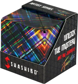 SHASHIBO Jumbie Shape Shifting Box - STEM Magnetic Fidget Cube That Transforms Into Over 70 Shapes, Download Fun in Motion Toys Mobile App (Disco Plaid)