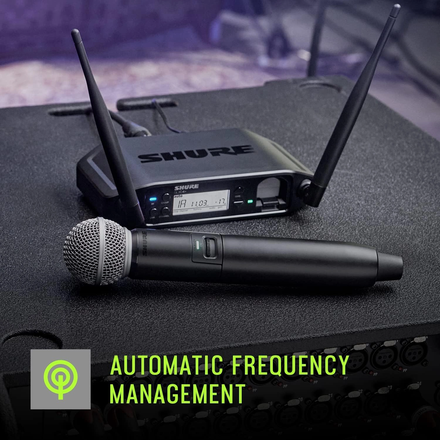 Shure GLX-D  Dual Band SB904 Lithium-Ion Rechargeable Battery with up to 12 Hours of Runtime, Compatible with GLXD  Digital Wireless Systems (GLXD1  Bodypacks and GLXD2  Handheld Transmitters)