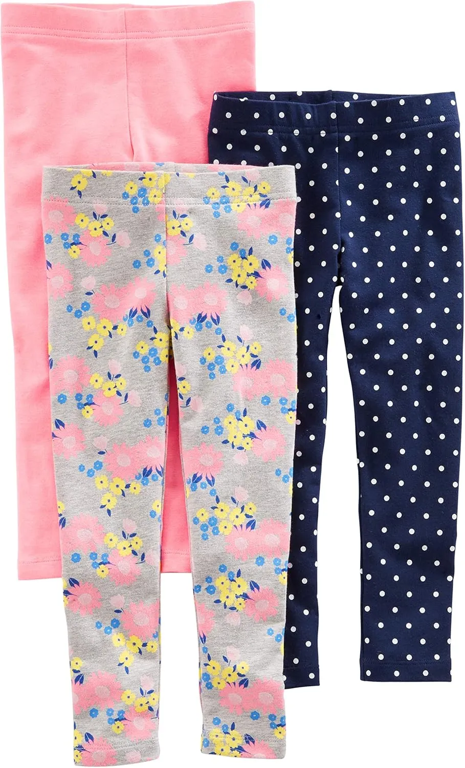 Simple Joys by Carter's Girls' 3-Pack Leggings