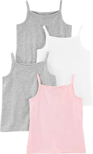 Simple Joys by Carter's Girls and Toddlers' Tank Tops, Pack of 4